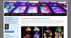 Desktop Screenshot of pinballbulbs.com